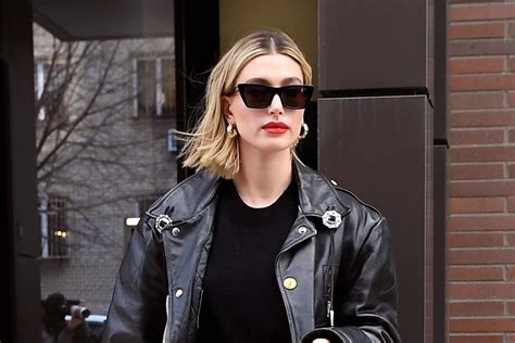 hailey bieber sunglasses saint laurent|saint laurent new wave sunglasses.